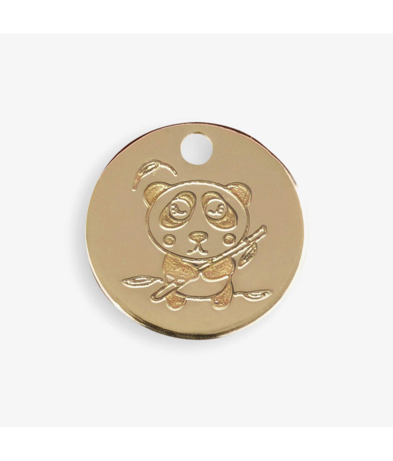 Médaille dorée Panda - Doré - Le Bijou de Mimi