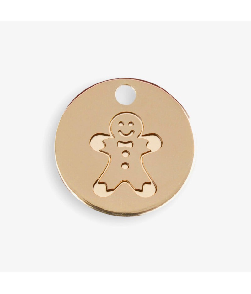 Médaille dorée Bonhomme - Doré - Le Bijou de Mimi