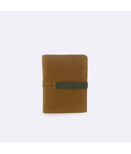 Porte-monnaie en cuir, elastiqué – Wallet Elastic7 Leather - Faguo
