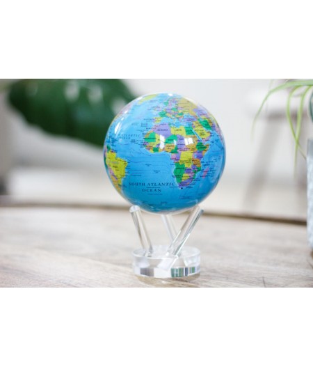 Globe tournant & basculant - Monde physique (15 cm)