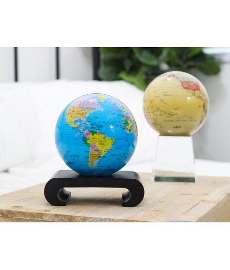 Globe tournant & basculant - Monde physique (15 cm)