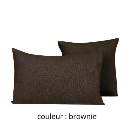 Coussin en lin 45x45cm Un Baiser à Vauban by L’Ornitho