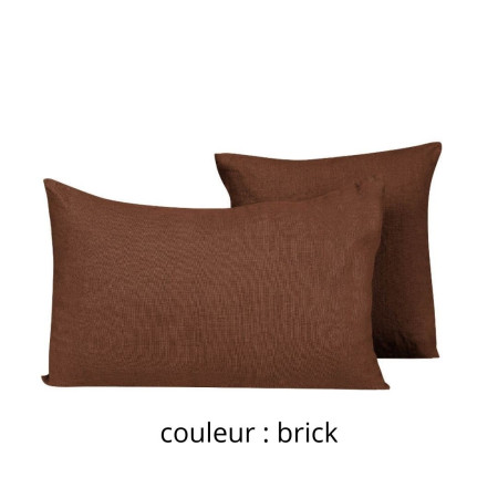 Coussin en lin 45x45cm Un Baiser à Vauban by L’Ornitho