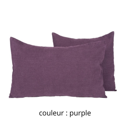 Coussin en lin 45x45cm Un Baiser à Vauban by L’Ornitho
