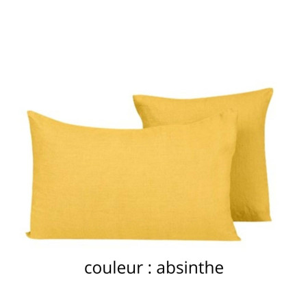 Coussin en lin 45x45cm Un Baiser à Vauban by L’Ornitho