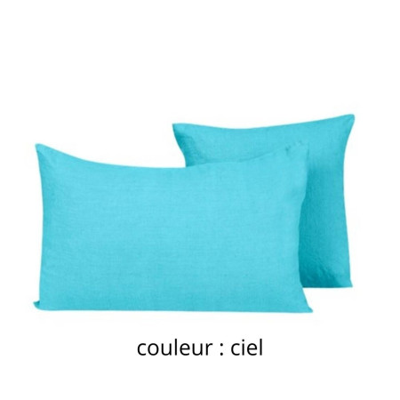 Coussin en lin 45x45cm Un Baiser à Vauban by L’Ornitho