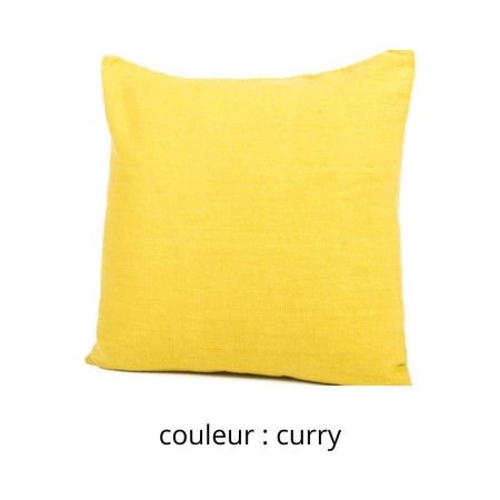 Coussin en lin 45x45cm Un Baiser à Vauban by L’Ornitho