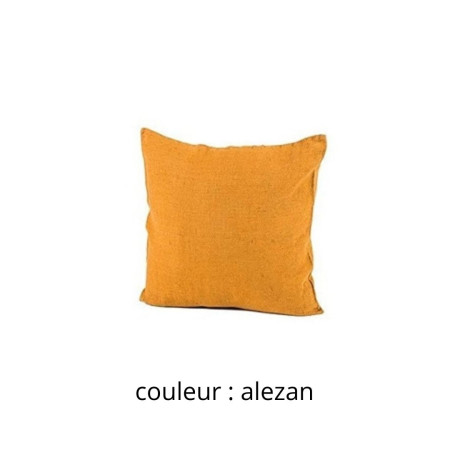 Coussin en lin 45x45cm Un Baiser à Vauban by L’Ornitho