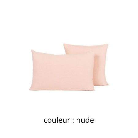 Coussin en lin 45x45cm Un Baiser à Vauban by L’Ornitho