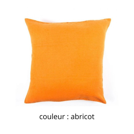 Coussin en lin 45x45cm Un Baiser à Vauban by L’Ornitho