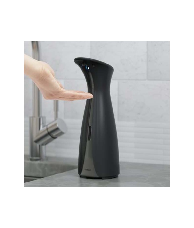 OTTO - Pompe à savon et gel hydroalcoolique automatique, 250ml, noir UMBRA