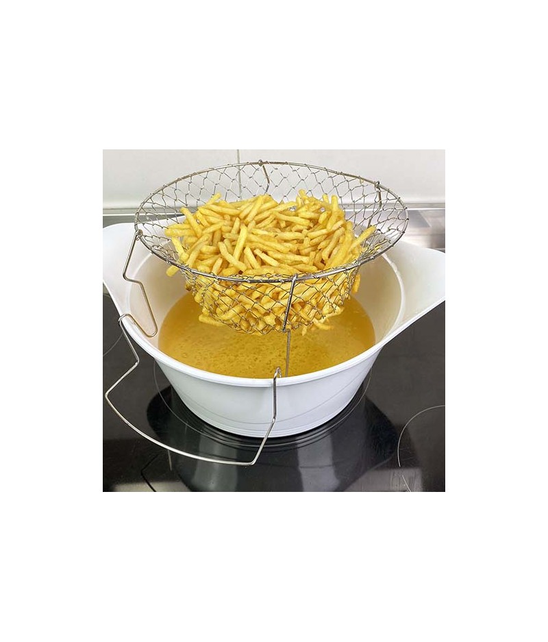 Panier friture pliable 28 cm – Cookut