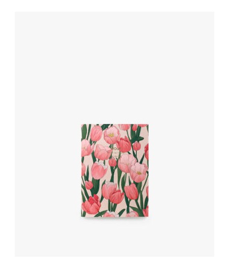 carnet de note A6 tulipe