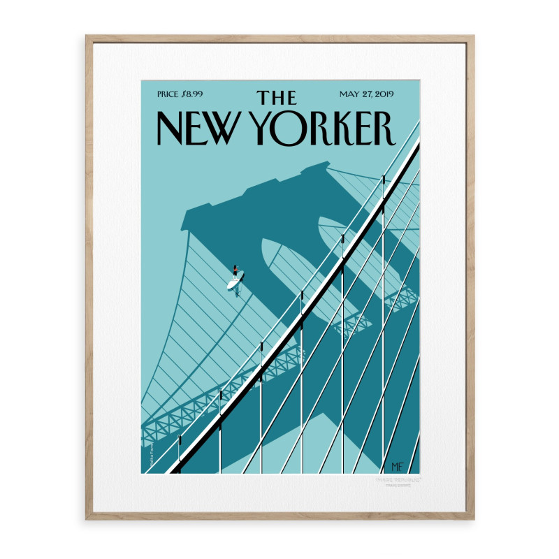 40x50 Cm The Newyorker 193 Favre Summer Hours 146455 - Affiche Image Republic