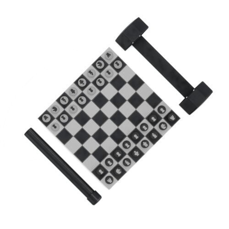 Jeux portable d’échecs et de dames Noir - Umbra - Rolz Chess/Checkers Set Black