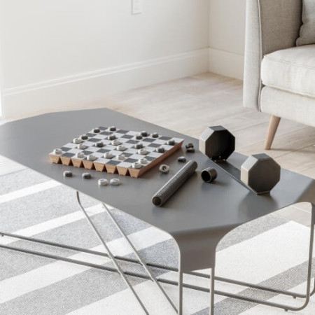 Jeux portable d’échecs et de dames Noir - Umbra - Rolz Chess/Checkers Set Black