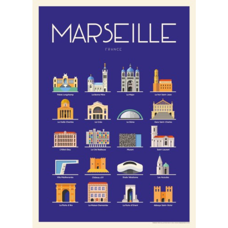 Affiche 30x40 cm Architecture - Pierre Piech