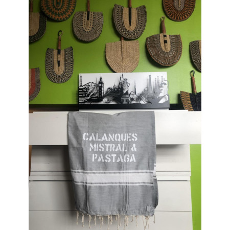 Fouta Calanques Mistral & Pastaga by L’Ornitho