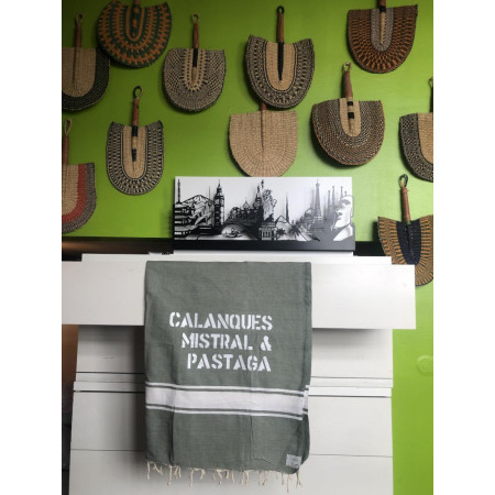 Fouta Calanques Mistral & Pastaga by L’Ornitho