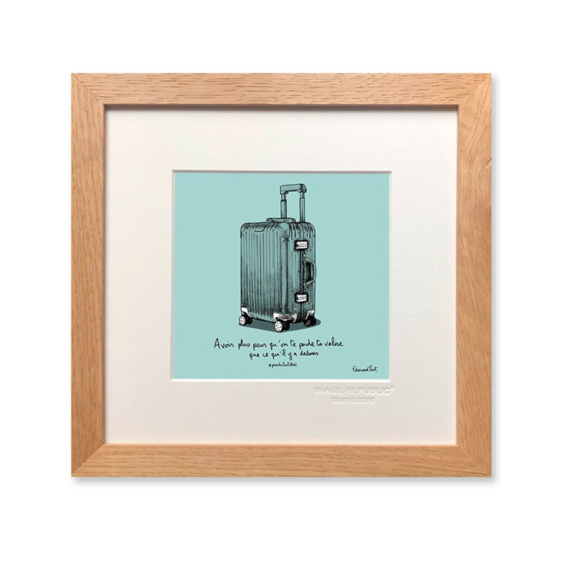 22x22 cm PDTC Edouard Pont Couleur 092 Valise - Affiche Image Republic