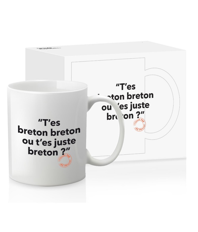 Mug Loic Prigent 103 T’Es Breton Breton - Image Républic