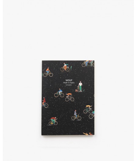 Riders Stationery : Notebook A5 - WOUF