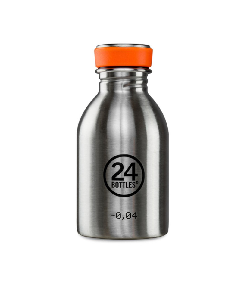 Basic Collection Steel Urban Bottle 250ml - 24 BOTTLES