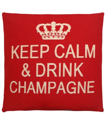 Coussin 45x45 cm - KC Drink Champagne red - FS HOME