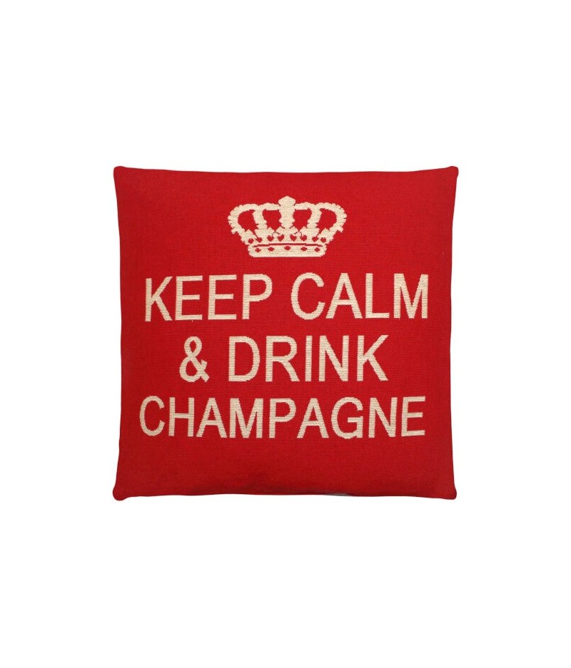 Coussin 45x45 cm - KC Drink Champagne red - FS HOME