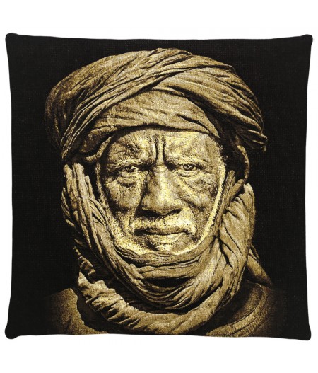 Coussin 45x45 cm - Tuareg Man Sepia - FS HOME