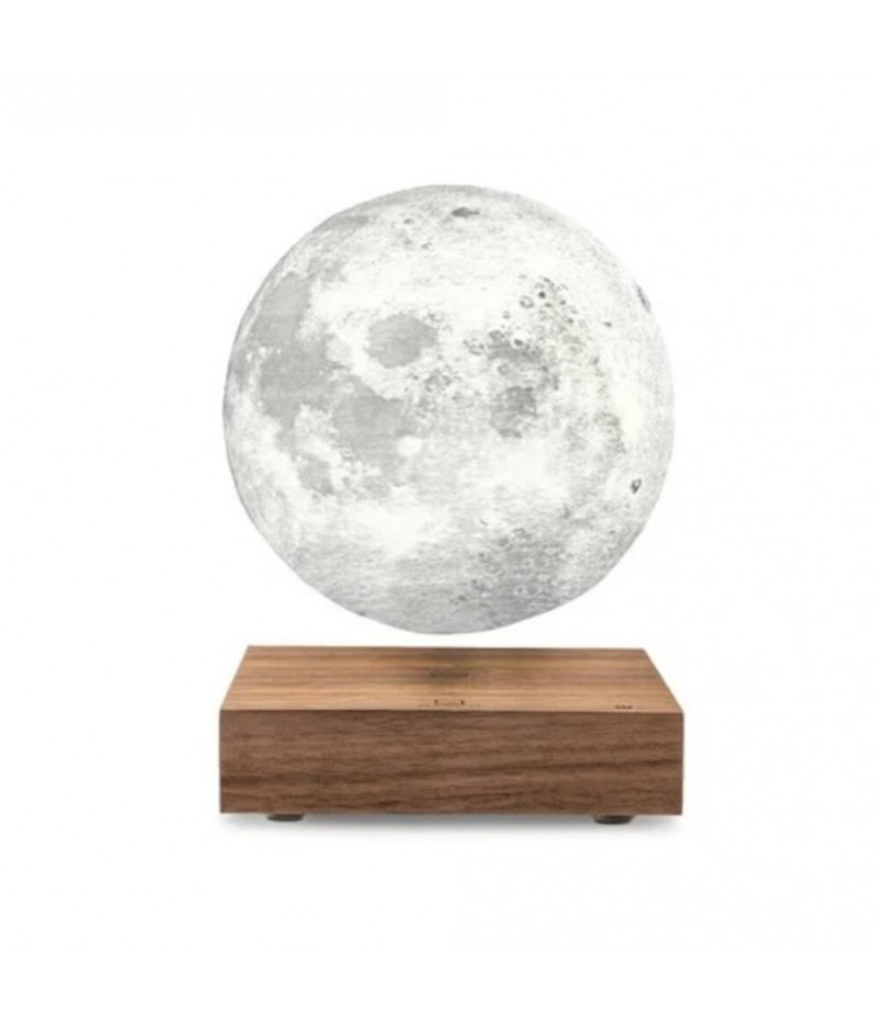 Lampe a poser Smart Moon Lamp natural walnut wood  - Gingko