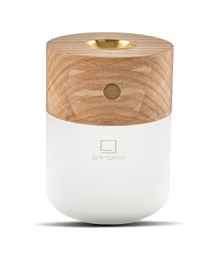 Lampe diffuseur intelligente Smart Diffuser Lamp natural white ash wood  - Gingko