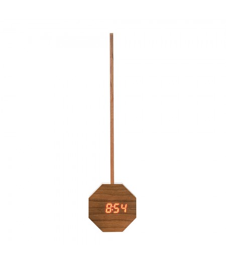 Lampe réveil Octagon One Plus Portable Alarm Clock Desk Lightnatural cherry wood  - Gingko