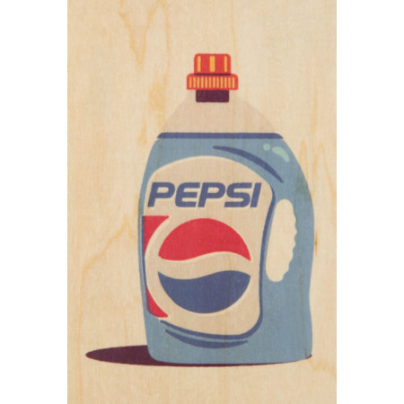 Cartes Postales en bois Woodhi - Brand Mix Pepsi