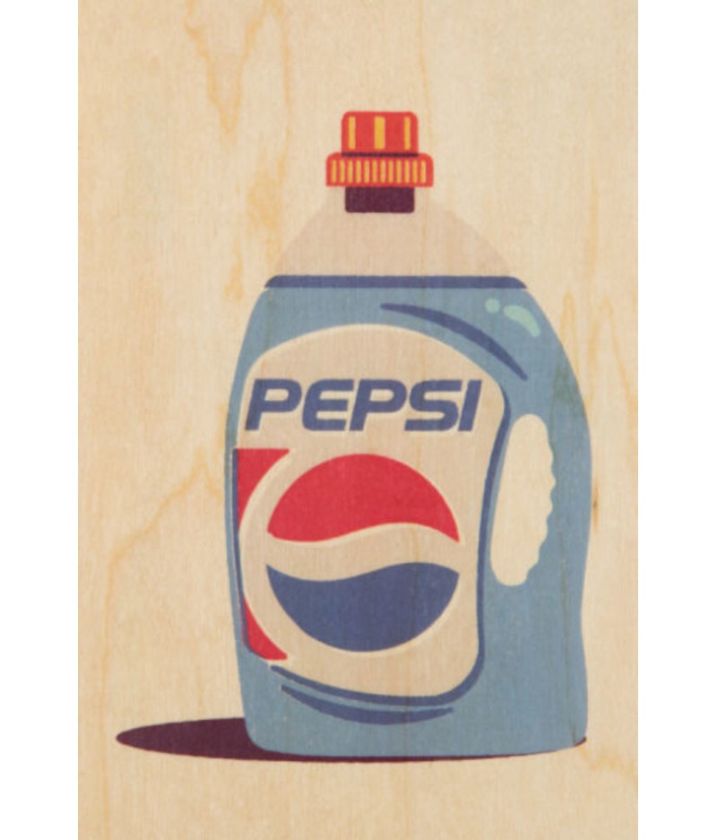 Cartes Postales en bois Woodhi - Brand Mix Pepsi