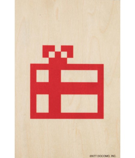 Cartes Postales en bois Woodhi - Emoji Gift