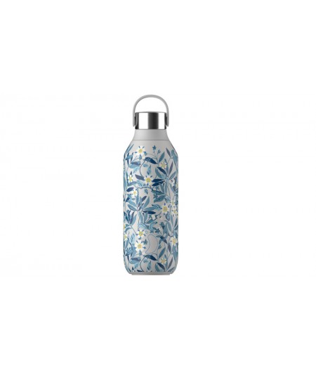 Gourde Thermos Series 2 Liberty Bottle - Brighton Blossom Granite Grey 500ml - Chilly’s Bottle