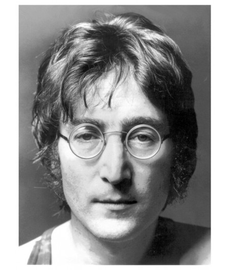 Tirage papier 40 x 60 cm PORTRAITS NB - John Lennon - Blue Shaker