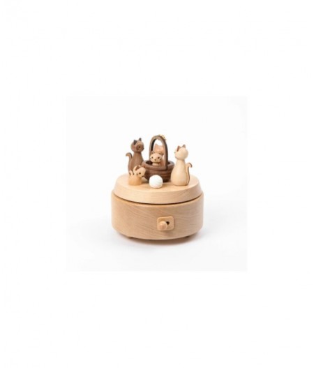 Greeting Kitty Double Go Round Music Box - Wooderful Life Boite à musique