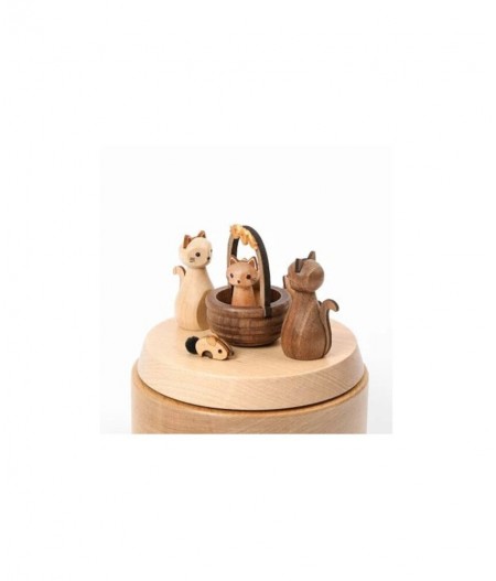 Greeting Kitty Double Go Round Music Box - Wooderful Life Boite à musique