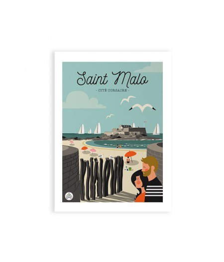 Affiche Les Petits Yéyés - Saint Malo - Cité Corsaire