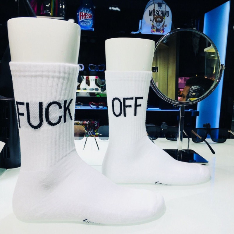 Paire de Chaussettes Homme,"Fuck Off" 40-45 - Fisura