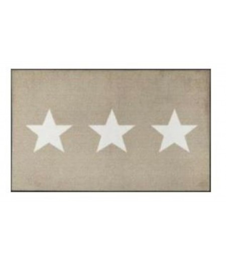 Tapis paillasson - Stars sand 50 x 75 cm - KLEEN TEX WASH AND DRY