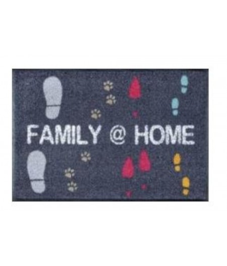 Tapis paillasson - Family @ Home 50 x 75 cm - KLEEN TEX WASH AND DRY