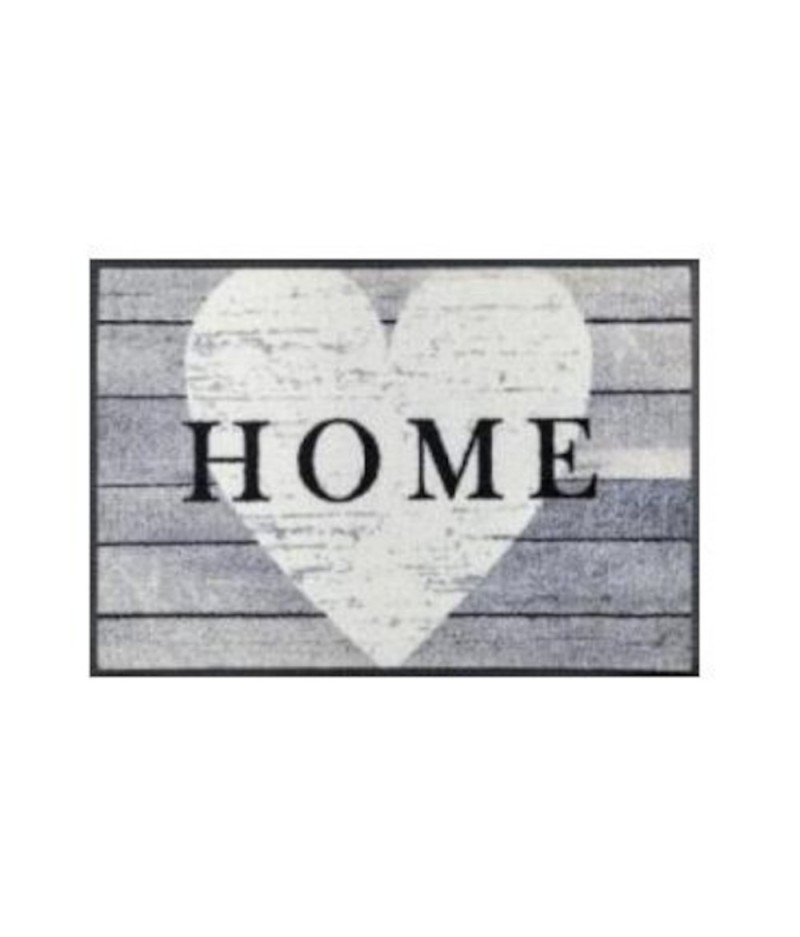 Tapis paillasson - Heart at Home 50 x 75 cm - KLEEN TEX WASH AND DRY