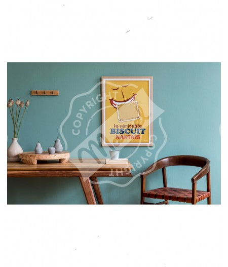 Affiches Marcel Small Edition - Le Véritable Biscuit Nantais 30x40cm 350 g/m²