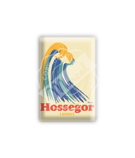 Cartes Postales A6 - HOSSEGOR Big Wave - Marcel Travel Poster