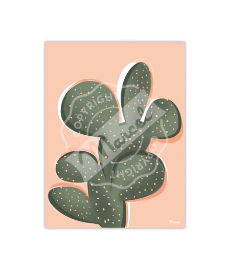 Affiches Marcel Small Edition - CACTUS 30x40cm 350 g/m²