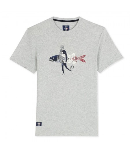 Tee shirt Collector Gris Chine - OXBOW