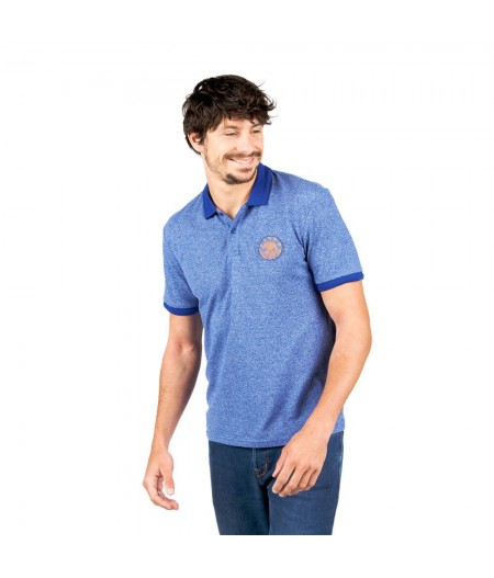 Polo manches courtes NOURT - Electric Blue - OXBOW